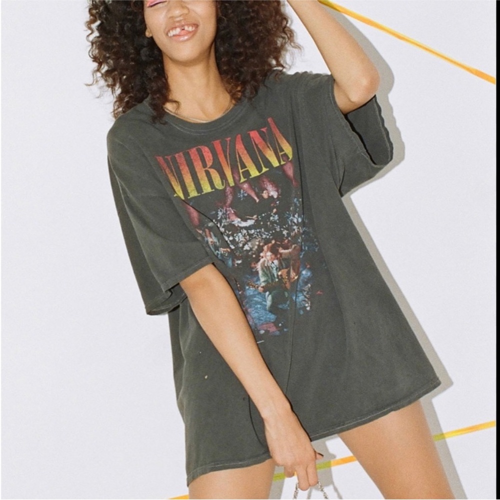 Urban Outfitters Nirvana Unplugged Tee
Shirt Dress